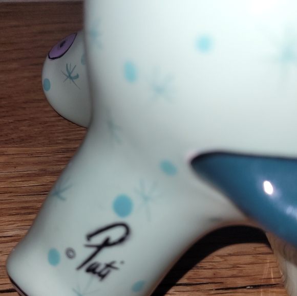 Ganz Pati Signed Elephant Piggy/Coin Bank, Like New, Ceramic - Picture 7 of 7